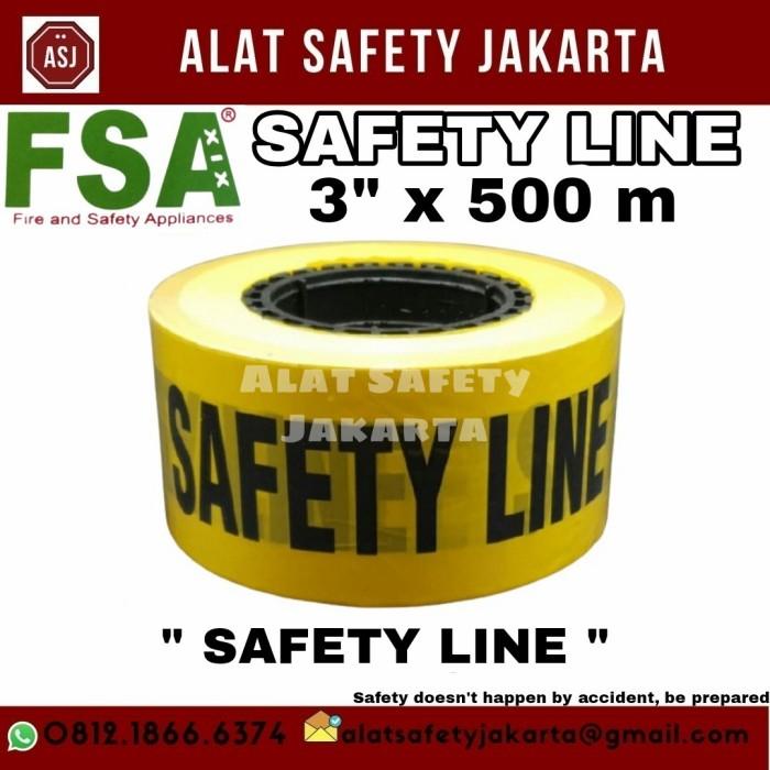 Tape | Safety Line Garis Proyek Police Line " Safety Line " 3Inch X 500 M