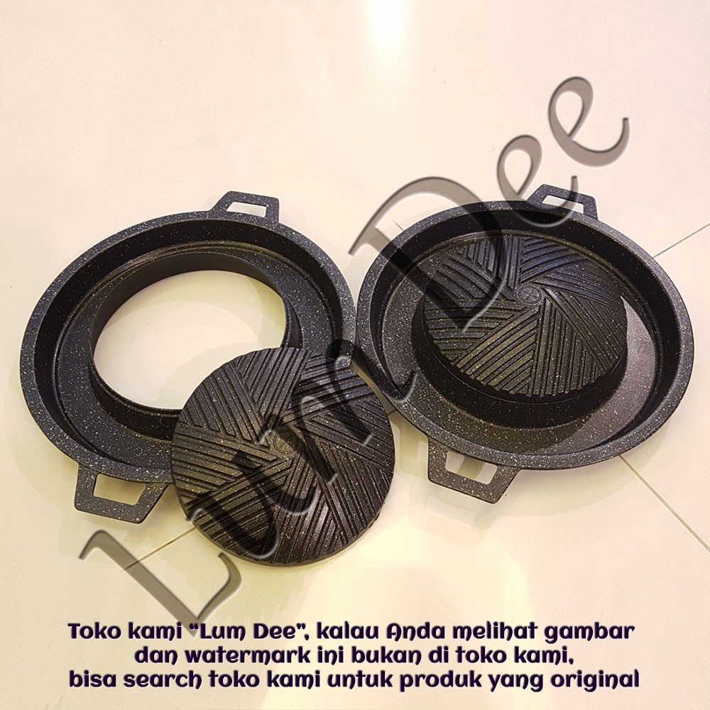 Mookata Pan Teflon Hitam Thailand / Korea