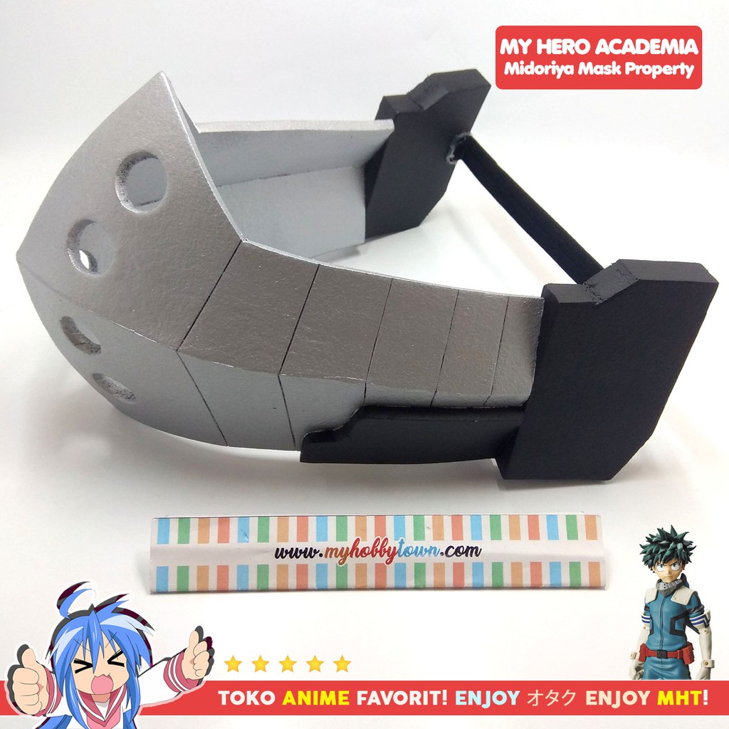 Masker Anime Boku no Hero Academia Midoriya Izuku Deku Cosplay