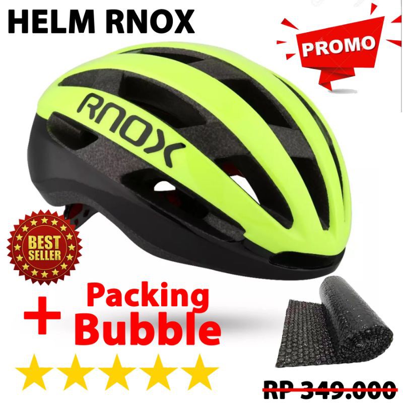 (Dikirim dari Kota Medan) Helm Rnox Roadbike Original, MTB Banyak Warna