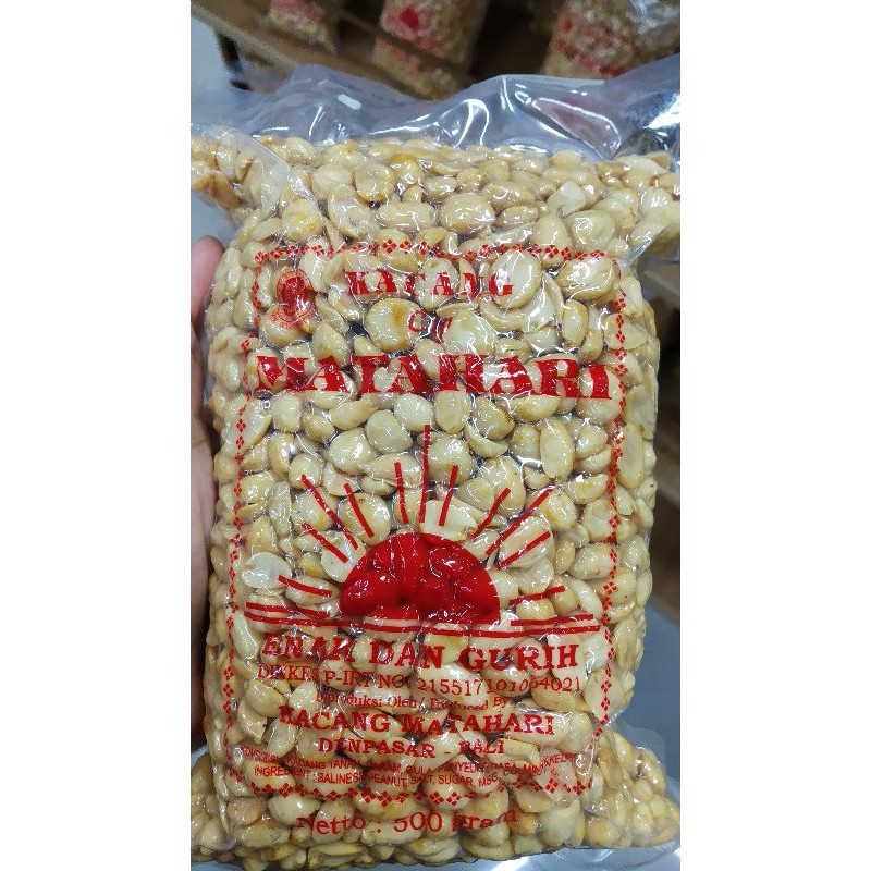 

(Bisa COD) Kacang Bali Cap Matahari 500gram