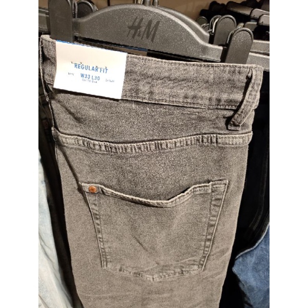 Celana Panjang Pria H&M jeans Original JTX8809299