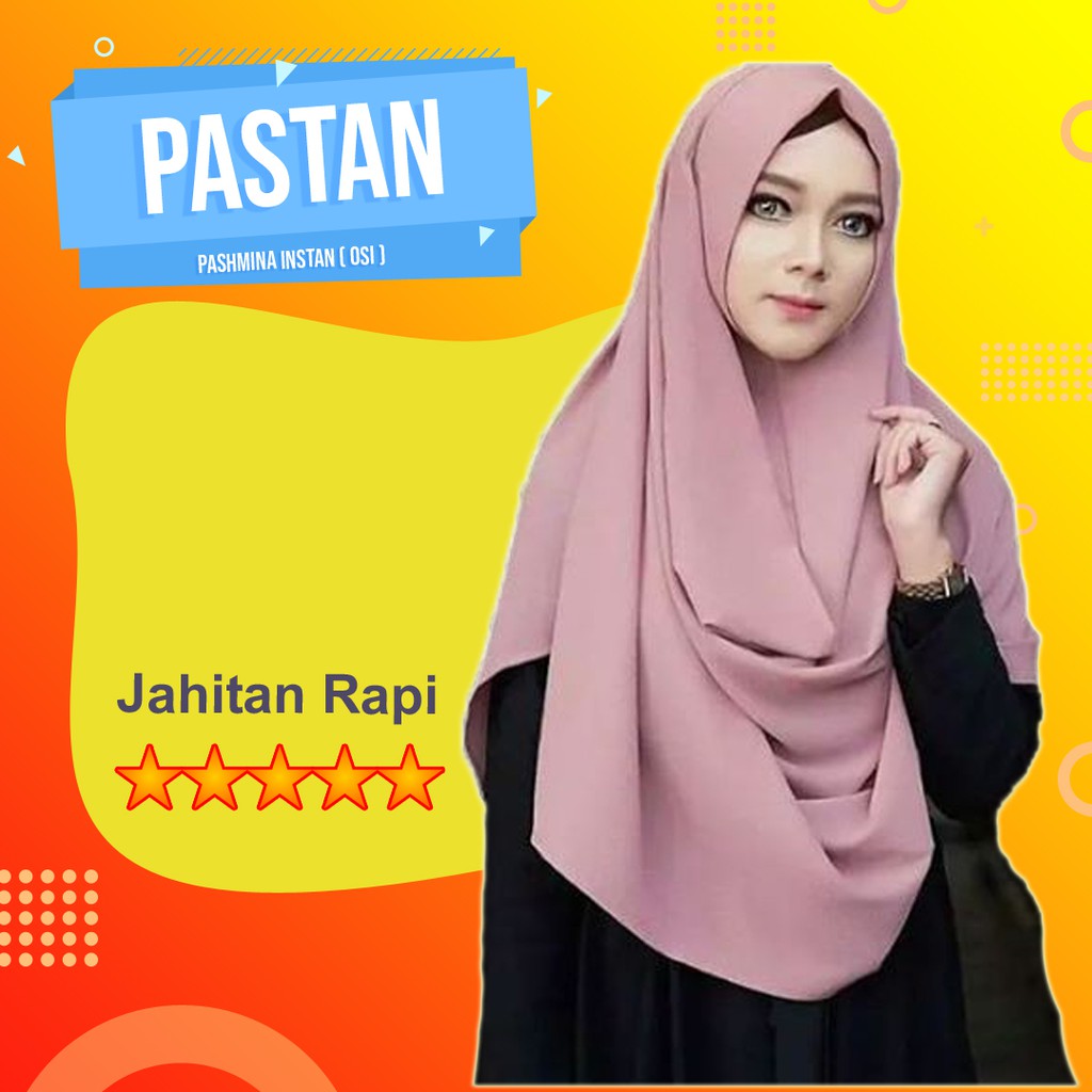 PROMO Jilbab  Instan  Siria Series 1Slup Crepe High 