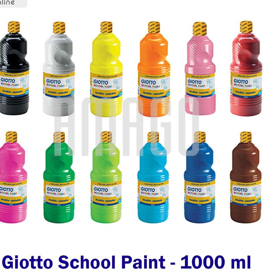 

Kekinian GIOTTO SCHOOL PAINT - SATUAN - 1.000 ml - PILIH WARNA 爱