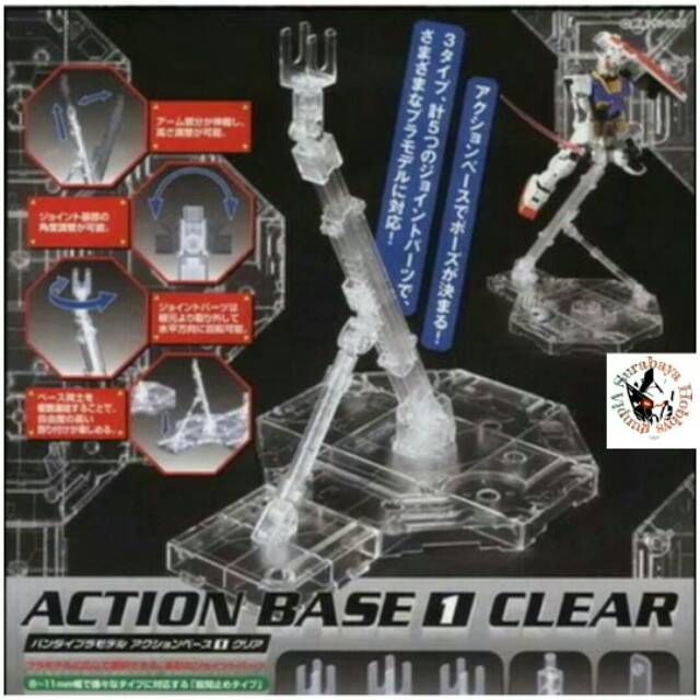 Action Base Clear 1 Gundam MG HG RG SD Bandai