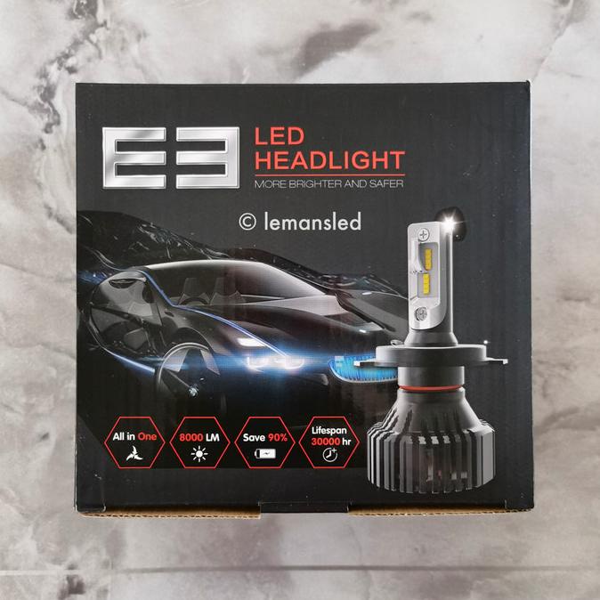 cusss order] Headlight LED E3 ZES 16000lm H4 H7 H8 H9 H10