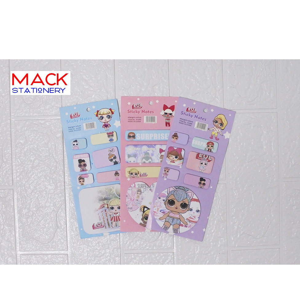 

Stick Note Fancy LOL N1080 / Sticky notes / Pembatas Buku Kertas