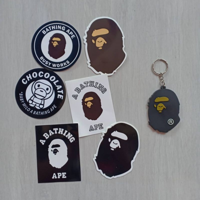 Sticker bape package