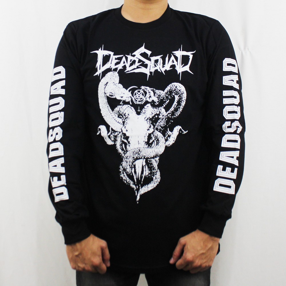 BAJU MUSIK DEADSQUAD LENGAN PANJANG 04 - BAJU LENGAN PANJANG DEADSQUAD - LONGSLEEVE PRIA MUSIK - LONGSLEEVE MUSIK - BAJU MUSIK LENGAN PANJANG - BURGERKILL - JASAD - JERUJI - IRON MAIDEN - BLACK SABATH