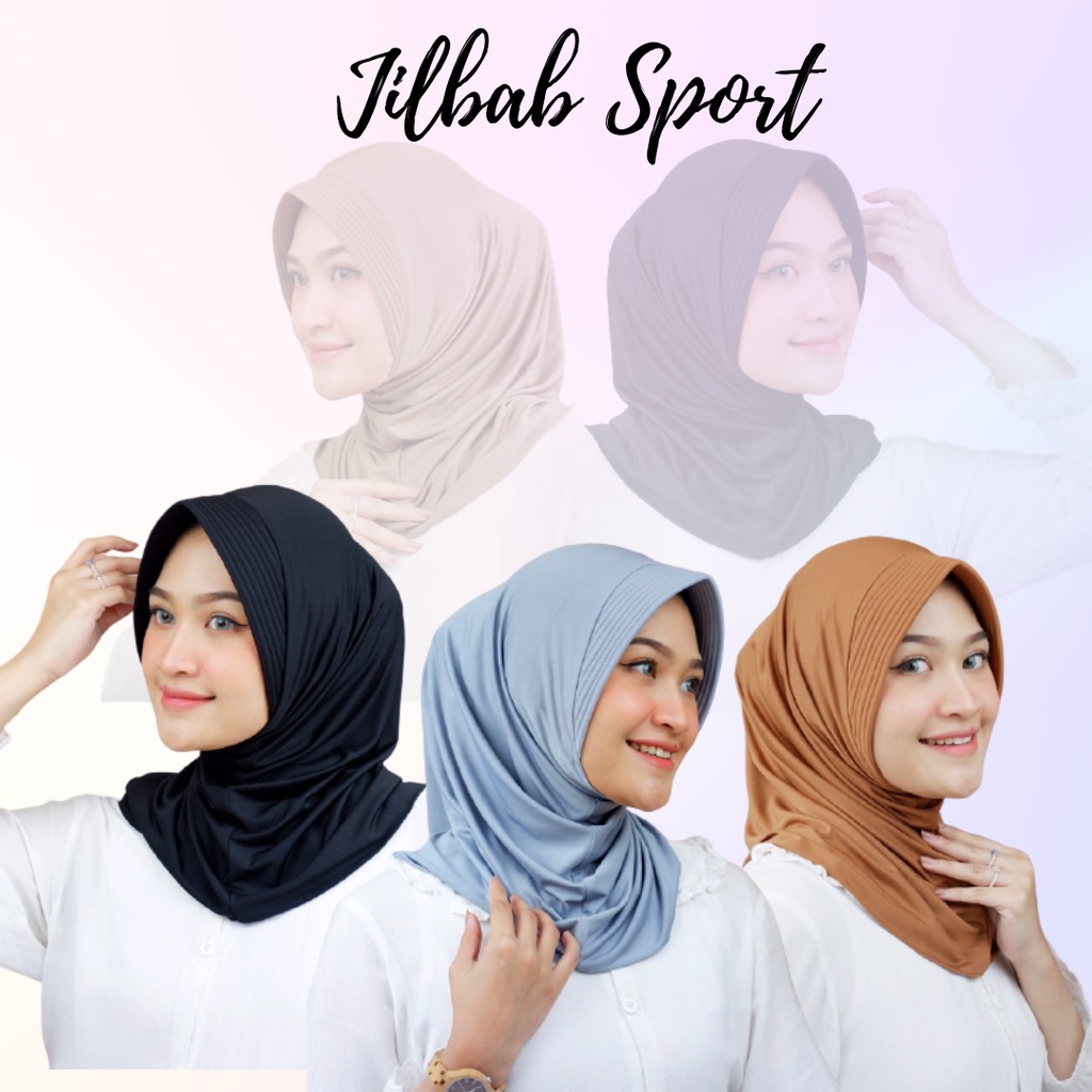 jilbab sport / hijab sport /hijab instant / kerudung sport / jilbab olahraga / jilbab volly / krudun