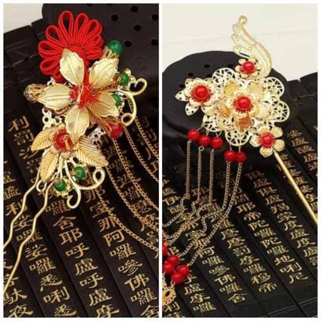 Tusuk Konde tradisional shanghai Cina aksesoris rambut Tusuk Konde tradisional shanghai Cina aksesoris rambut