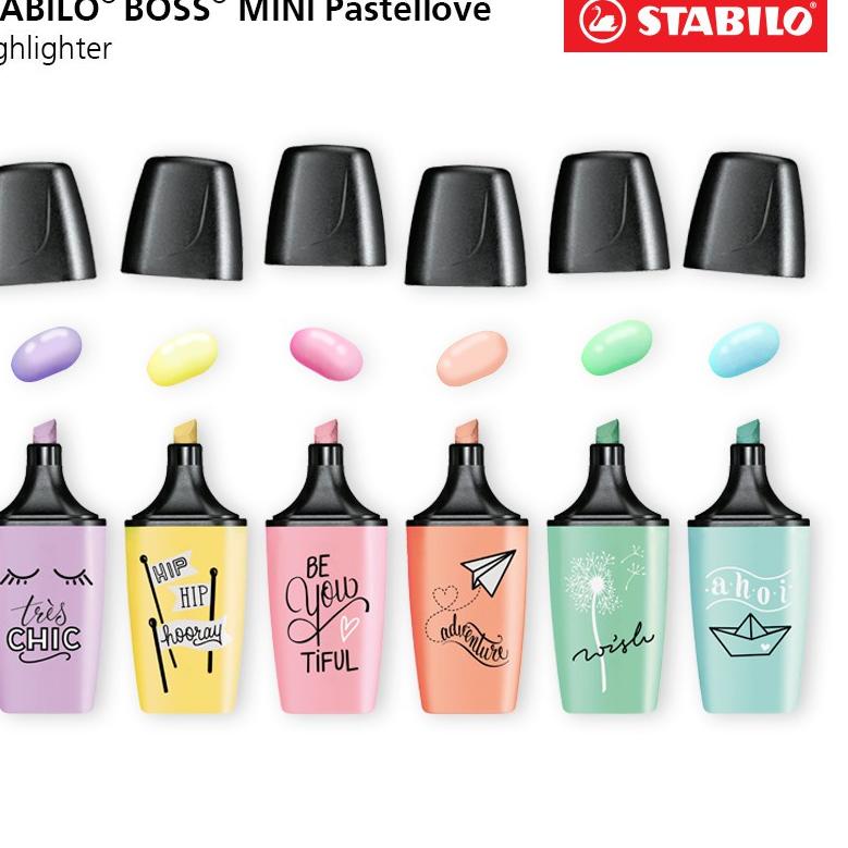 

Fast Order STABILO BOSS MINI Pastellove Wallet of 6's / Highlighter