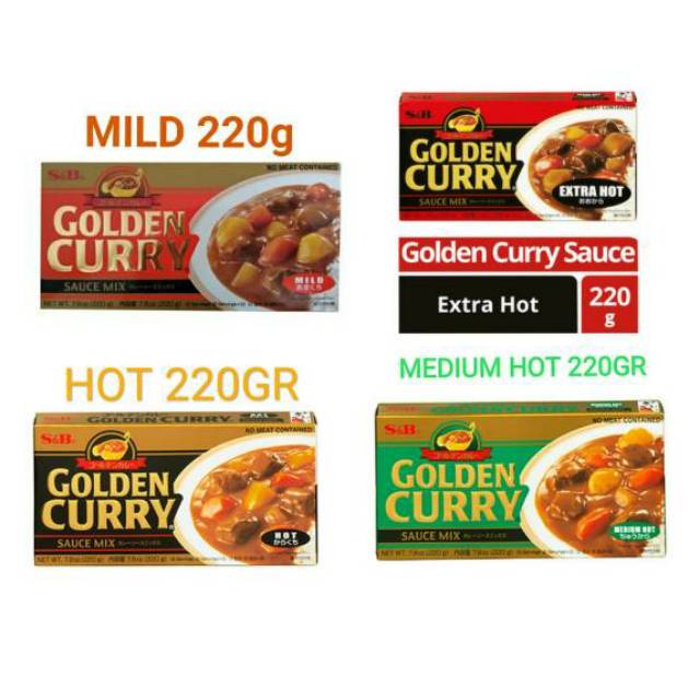

S&B Golden Curry 220g Bumbu Kari Jepang 220g