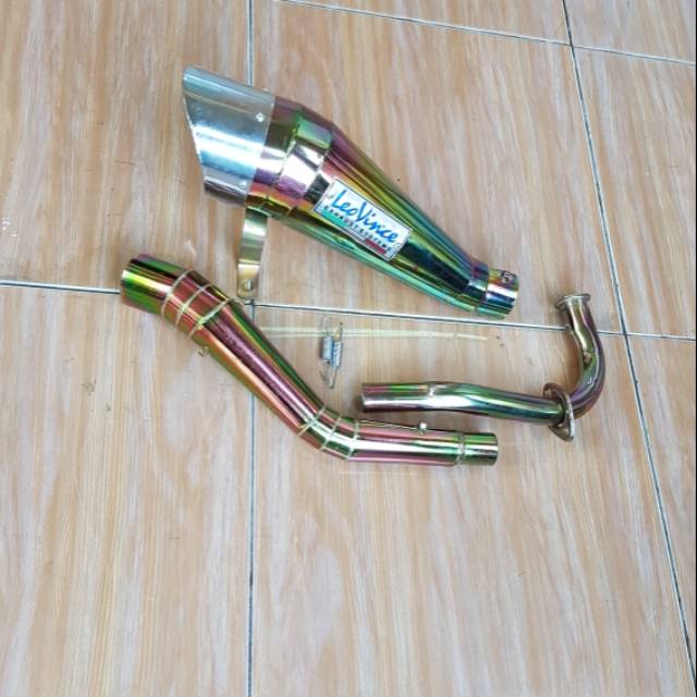KNALPOT VARIO 125 LEOVINCE FULL RAINBOW TERBARU