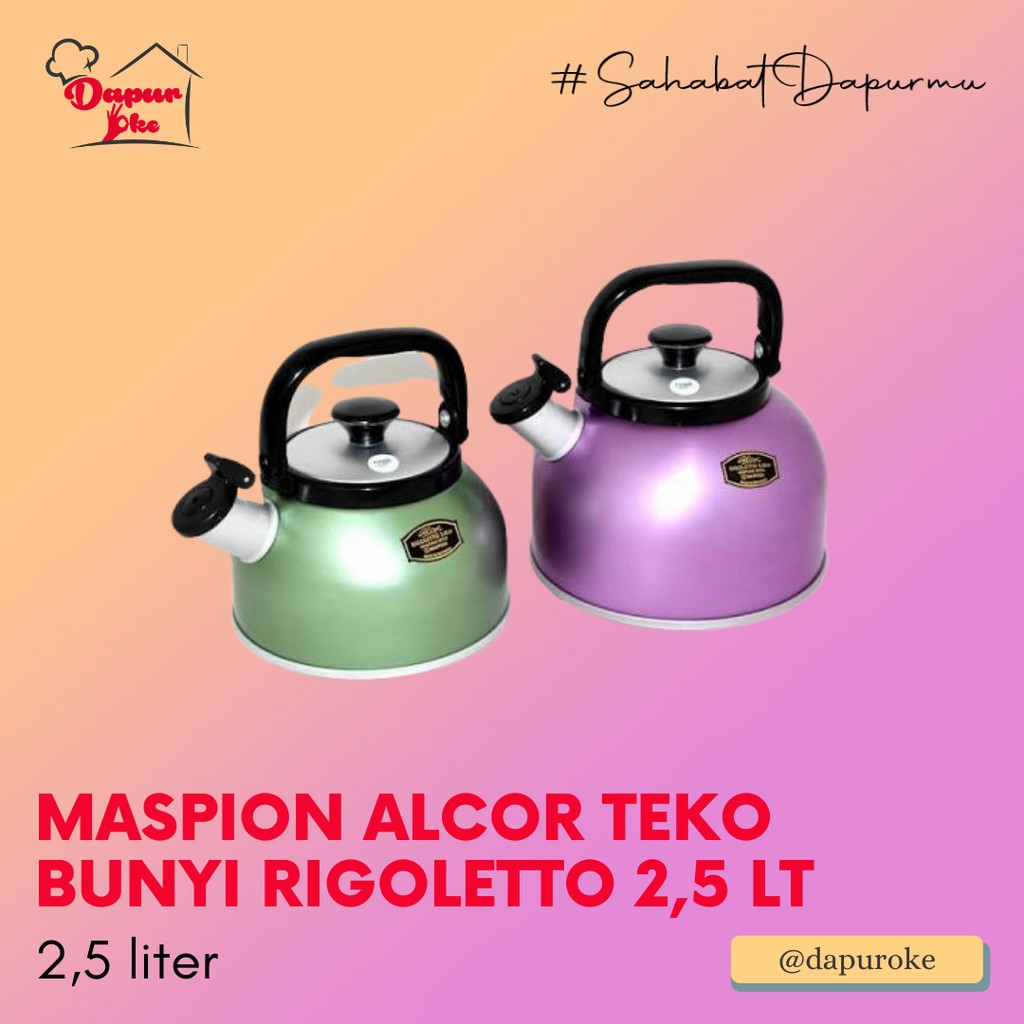 Maspion Alcor Teko Bunyi Rigoletto 2.5 Lt