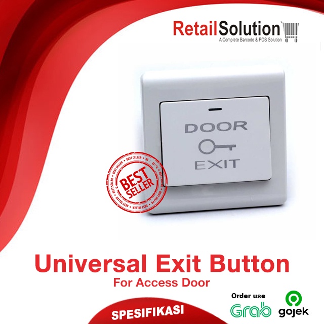 Push Exit Button Access Door - Door Exit