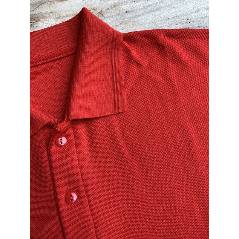 Polo Shirt Merah Cabe Polos/Poloshirt Berkerah/T-shirt Cowok
