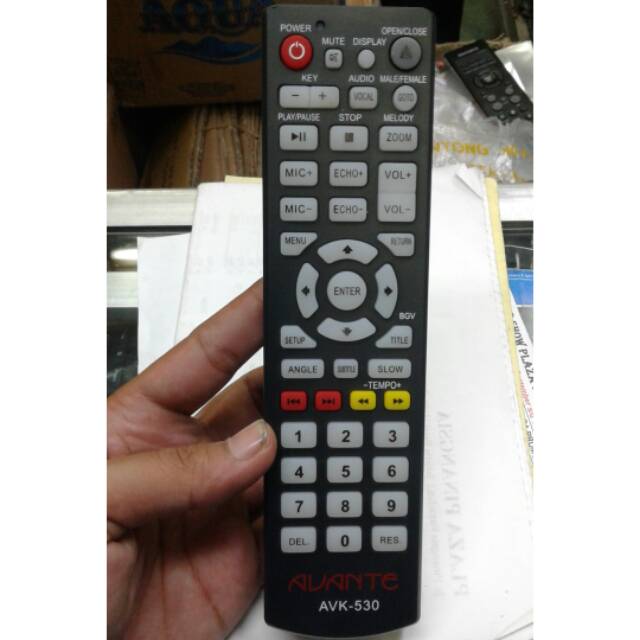 REMOTE DVD KARAOKE AVANTE AVK 530 ORIGINAL