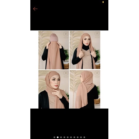 jilbab pashmina inner