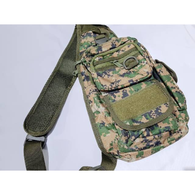 tas selempang army 184 silverknight original