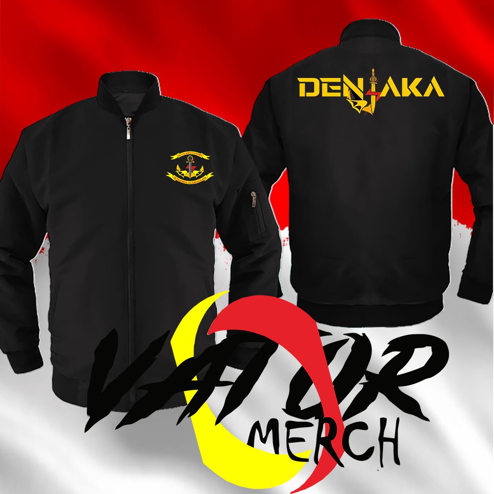 JAKET BOMBER DENJAKA JAKET Detasemen Jala Mangkara BORDIR terbaru original (WATERPROOF/ANTI AIR)