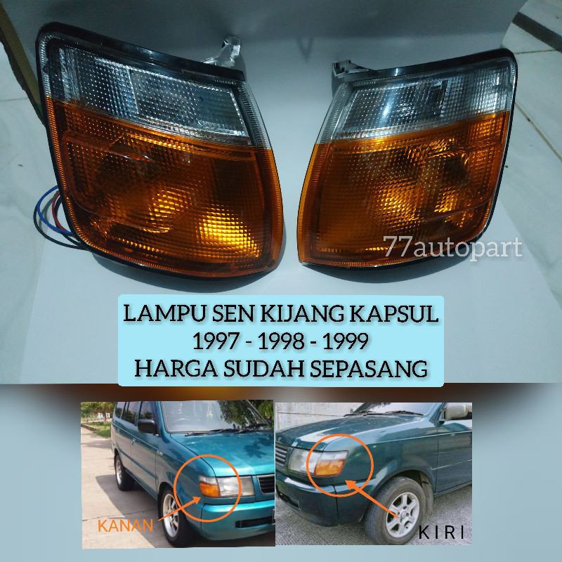 Lampu sen kijang kapsul 1997 1998 1999 set kanan kiri