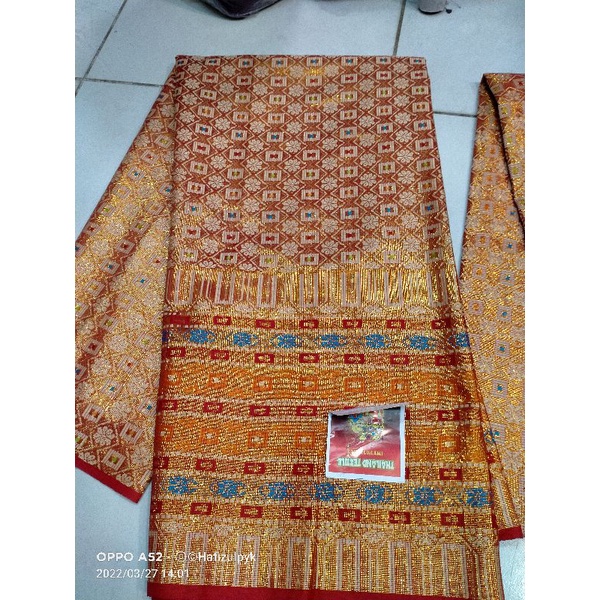 SONGKET MESIN (SONGKET THAILAND) SARUNG+SLENDANG