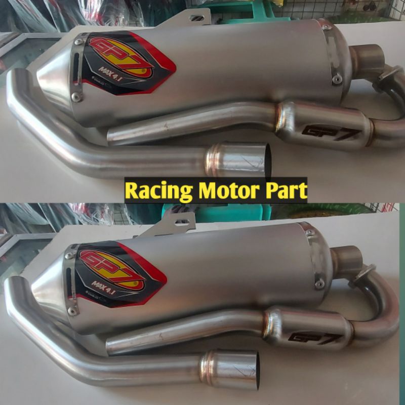 Knalpot Gp7 Max 4.1 Buat Motor KLX150-CRF 150-WR 155 Original GP7