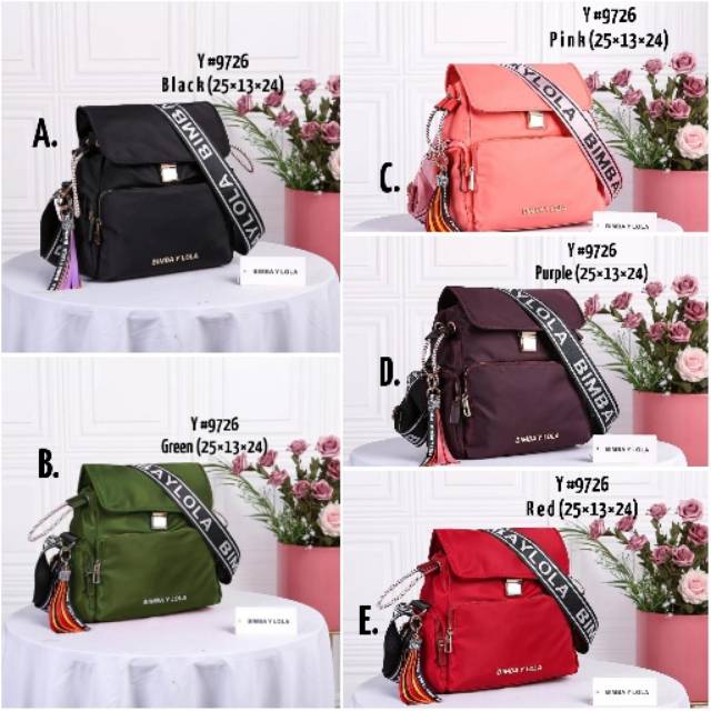 Tas BIMBA Y LOLA Nylon #9726  (02)*