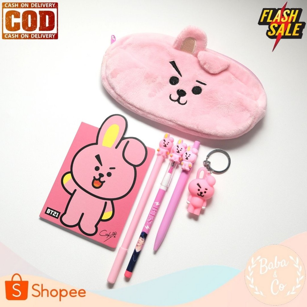 PAKET HEMAT ALAT TULIS KPOP COMBO HEMAT ALAT TULIS MURAH UNIK LUCU ALAT TULIS SEKOLAH KANTOR BISA COD-4