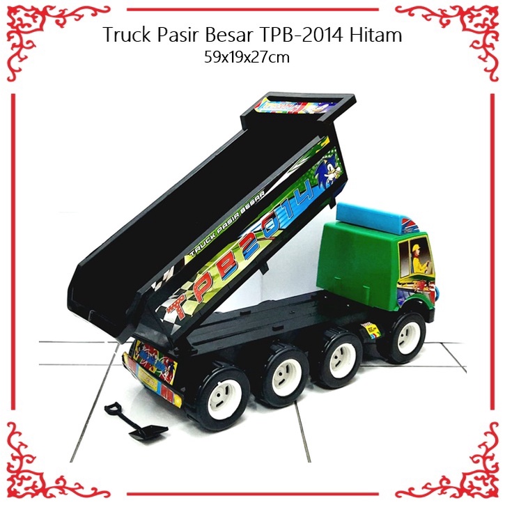 Mainan Anak Truk Pasir Besar TPB-2014 Hitam