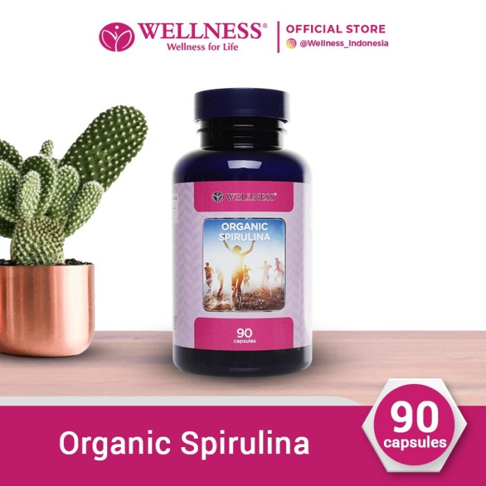 Wellnes Organic Spirulina 90 Tablets