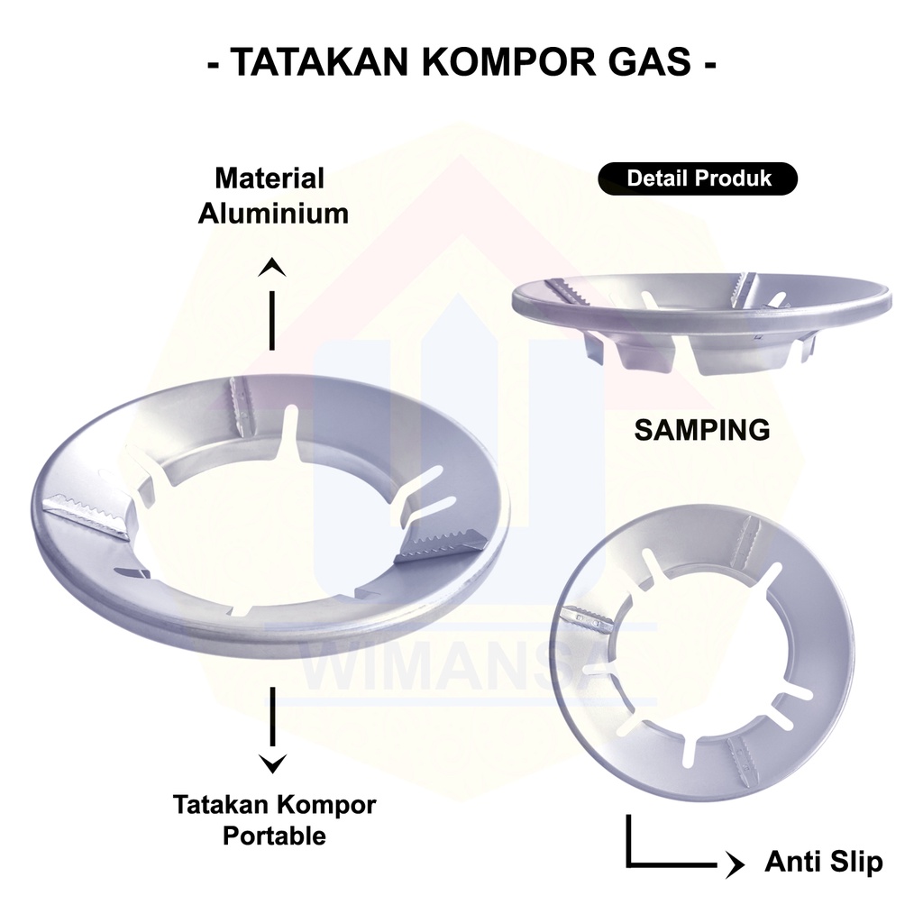 TATAKAN KOMPOR GAS - TUNGKU KOMPOR PORTABLE - penghalang angin untuk kompor penyangga kompor