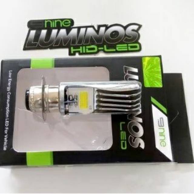 lampu motor depan led luminos beat,Vario,supra,vega,jupite,Mio,jupiter,H6,warna putih ac/dc