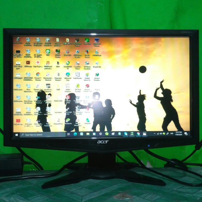 LCD Monitor Komputer ACER 19inch Wide G195HQV