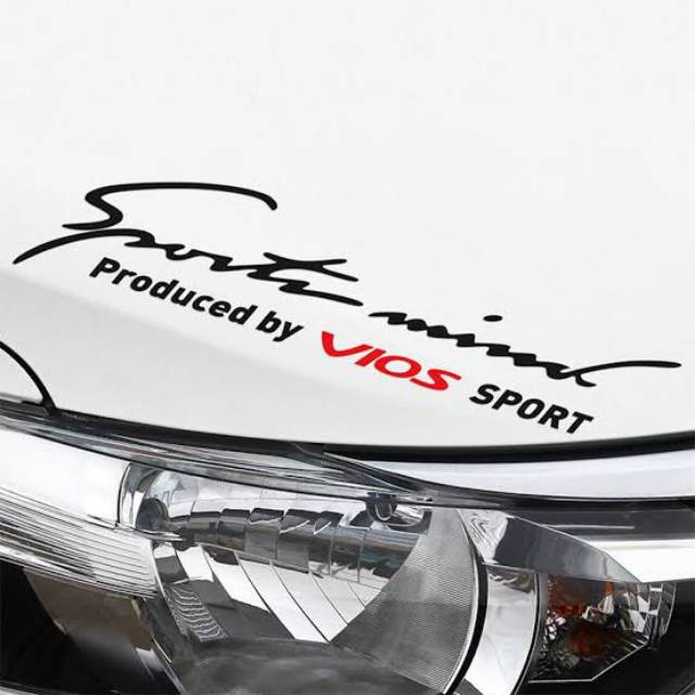 Stiker mobil vios stiker sportmind vios terbaru