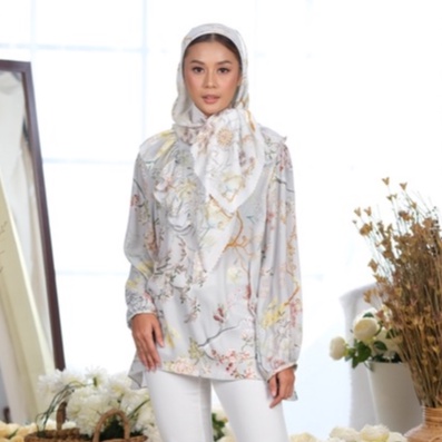 Radwah - Dhuha Top Printing - Atasan Wanita