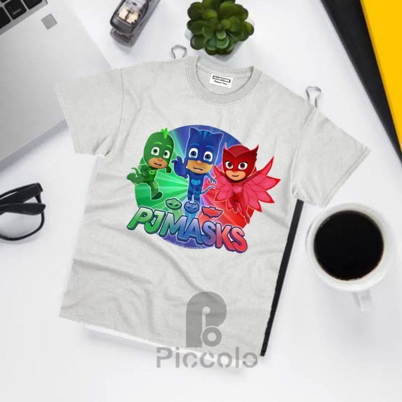 BAJU KAOS ANAK PJ MASKS BANAN PREMIUM CATOON (FREE NAMA ANAK)