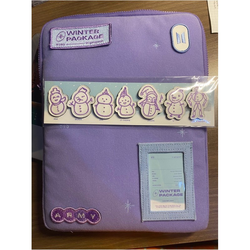 [BTS WINTER PACKAGE 2021] Pouch+wappen