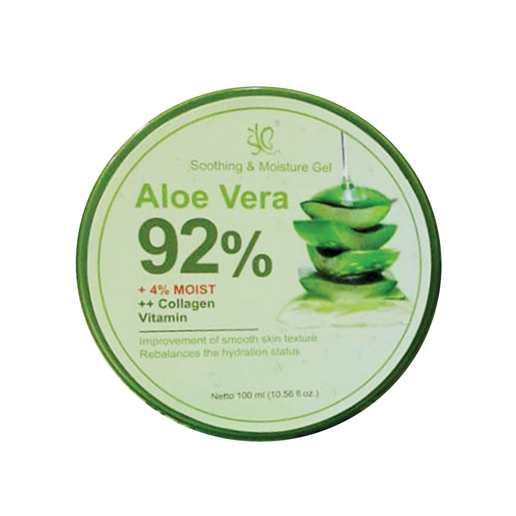 Soothing &amp; Moisture Gel Aloe Vera 92 % COLLAGEN &amp; STRAWBERRY - SYB Hydrated Snail 93 % BPOM ORIGINAL