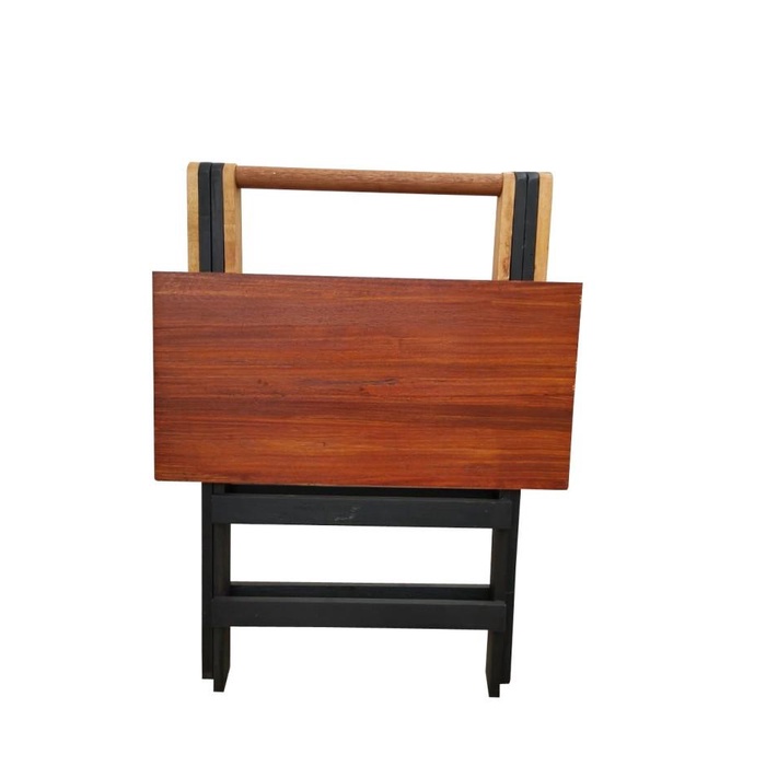 Meja Lipat Kayu 60x60 Tinggi 70