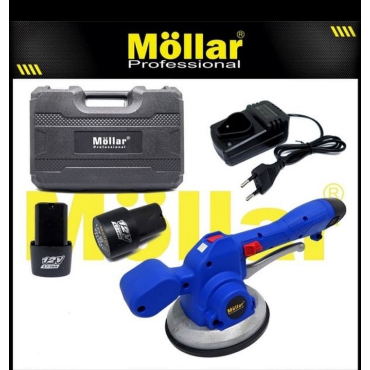 mollar cvsc12600 cordless vibrator and sunction cup mesin getar dan hisap pasang keramik cvsc 12600 12v