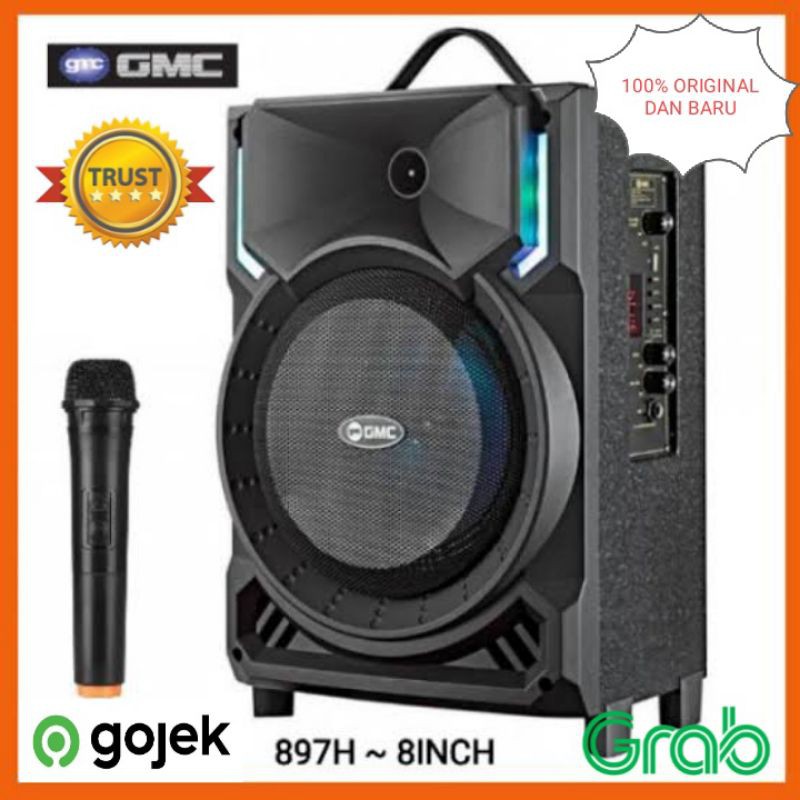 SPEAKER PORTABLE GMC 897H KARAOKE