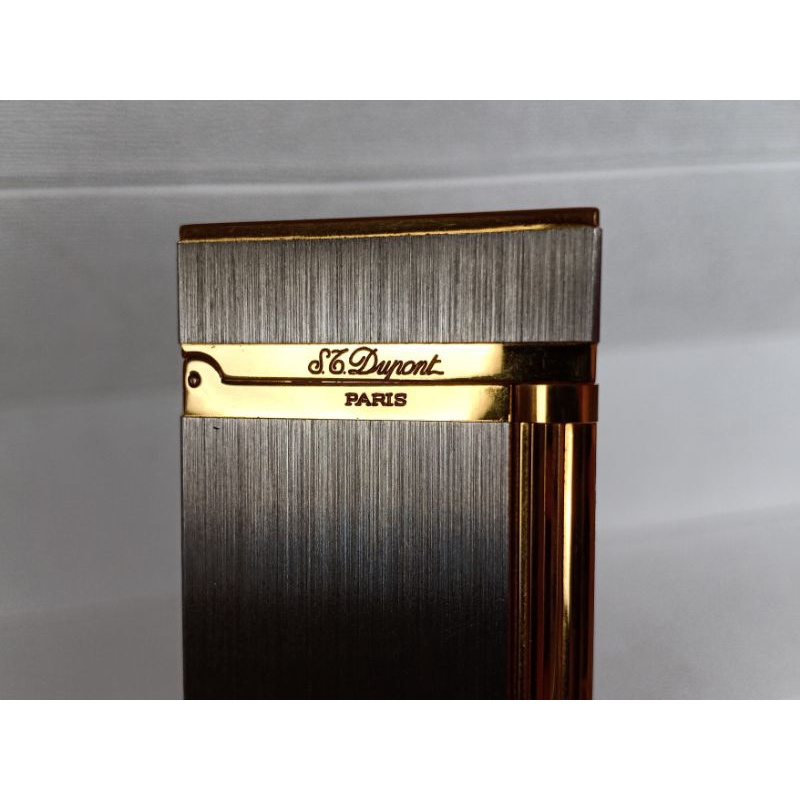 Korek Api S.T. Dupont Ligne 2 Brushed Palladium Original Made in France Lighter