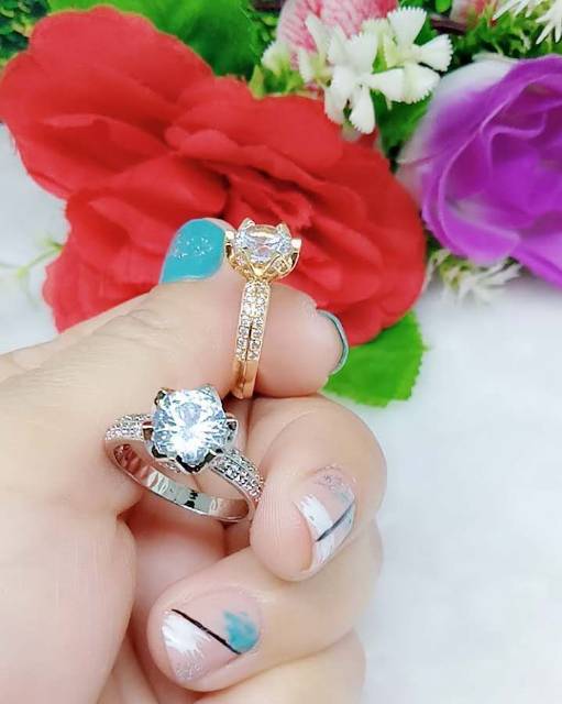 Cincin xuping Permata A 36-38