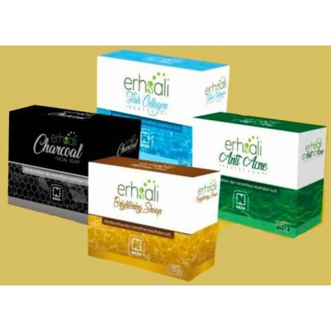 Sabun Erhsali Herbal Nasa 90gr - Sabun Nasa - EBS, EAAFS, CHARCO, FISHCO - Original