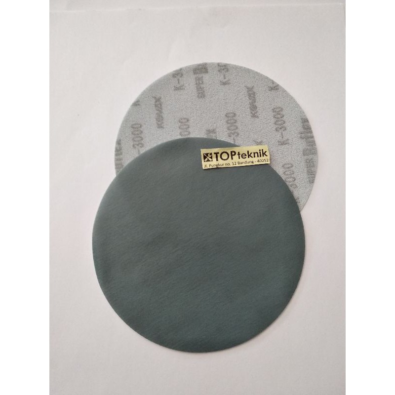 Amplas velcro super halus assilex bufflex bulat 5inch grit 3000 JAPAN cat finishing