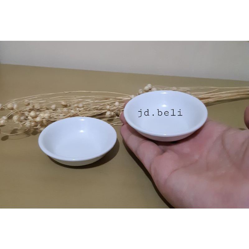 TRMPAT SAMBAL KERAMIK BULAT POLOS/WADAH BUMBU CANTIK/TEMPAT SAMBAL LUCU/TEMPAT SAOS/PIRING KECIL/PIR