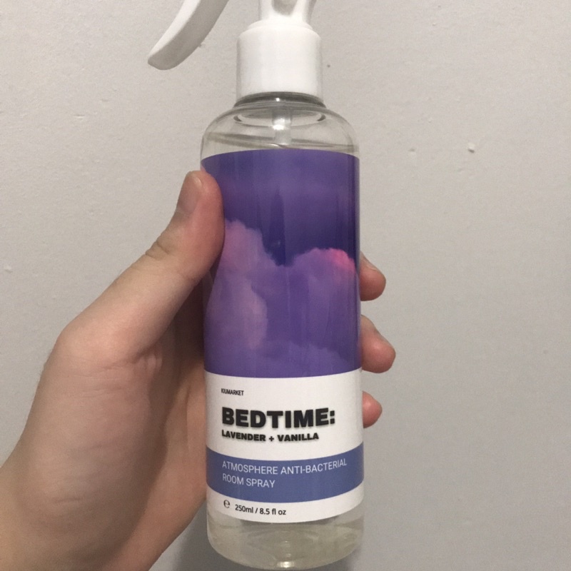 kiumarket room spray bedtime: lavender vanilla
