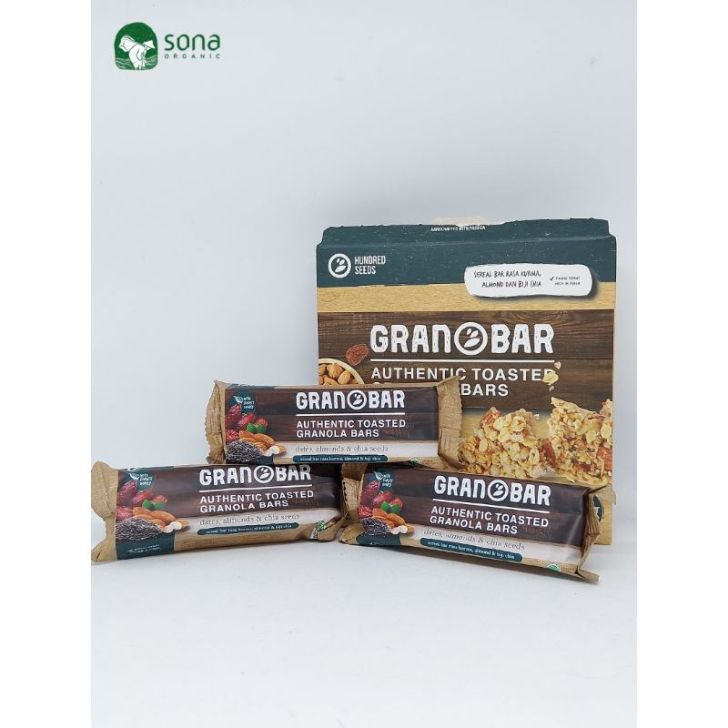 

granobar kurma almonds dan chiaseeds 35gr - granola creation - 1pcs
